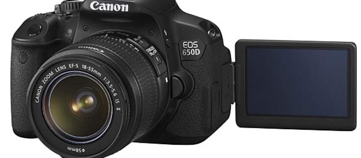 EOS 650D - pierwsza lustrzanka Canona z autofokusem w trybie filmowania