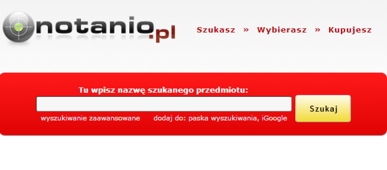W końcu kompletna porównywarka i wyszukiwarka produktów w polskim internecie