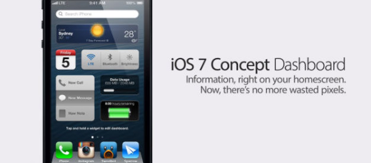 Jak mógłby wyglądać iOS 7, gdyby Apple posłuchało głosu klientów
