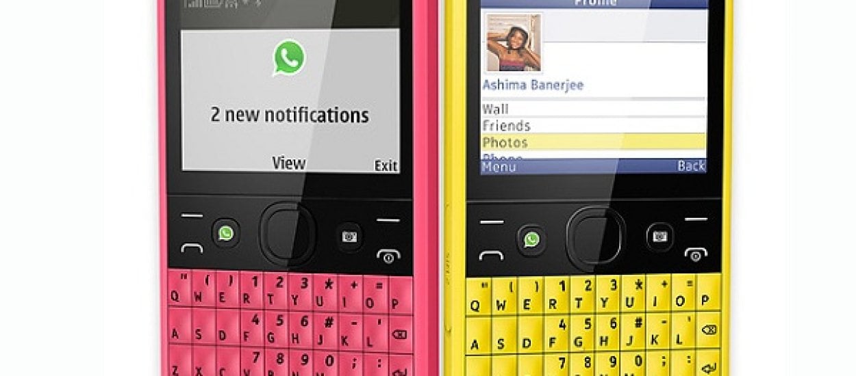 Nokia prezentuje telefon Asha 210 - tani sprzęt z QWERTY