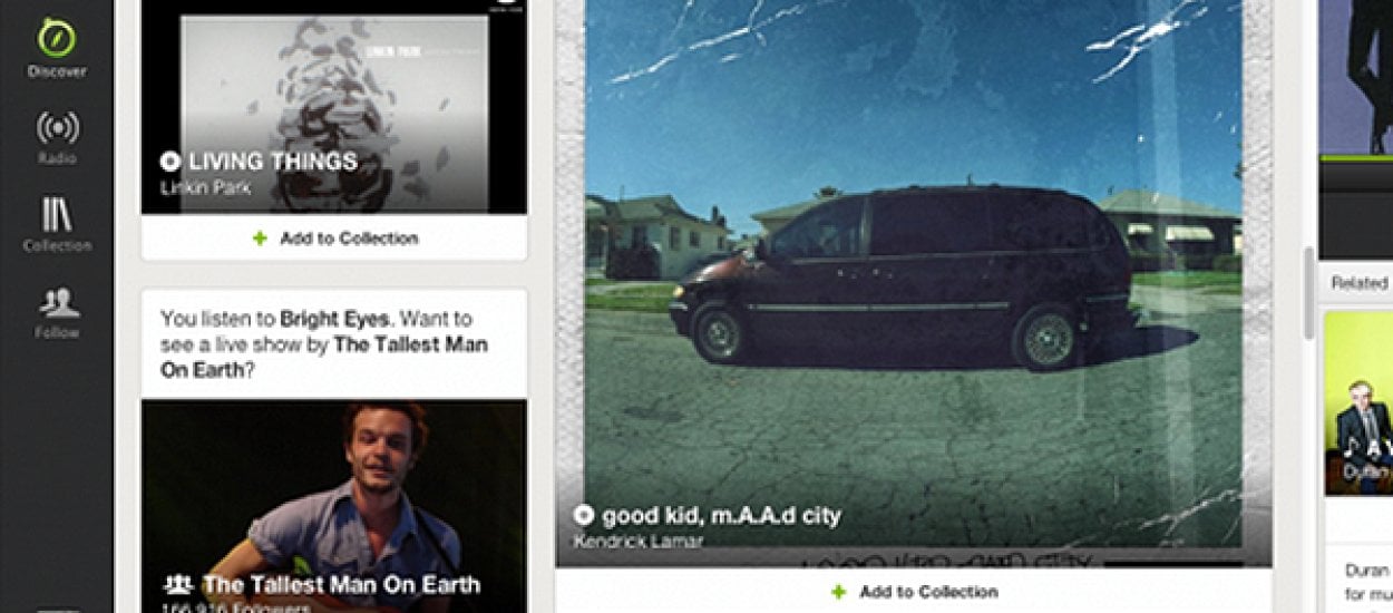 Odkrywanie muzyki w stylu Pinteresta. Spotify uruchamia nową funkcję