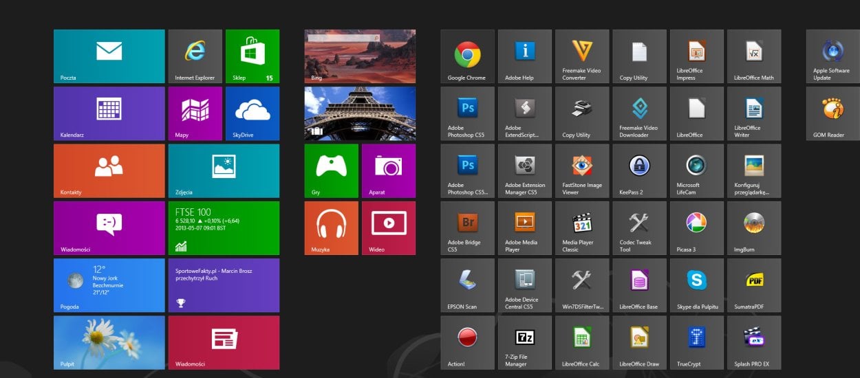 Windows 8 sprzedaje się równie dobrze co jego poprzednik. Czy to oznacza, że dotyk zagości w PC na dobre?