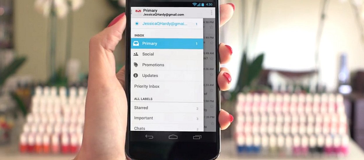Nowa skrzynka odbiorcza Gmaila trafia na Androida