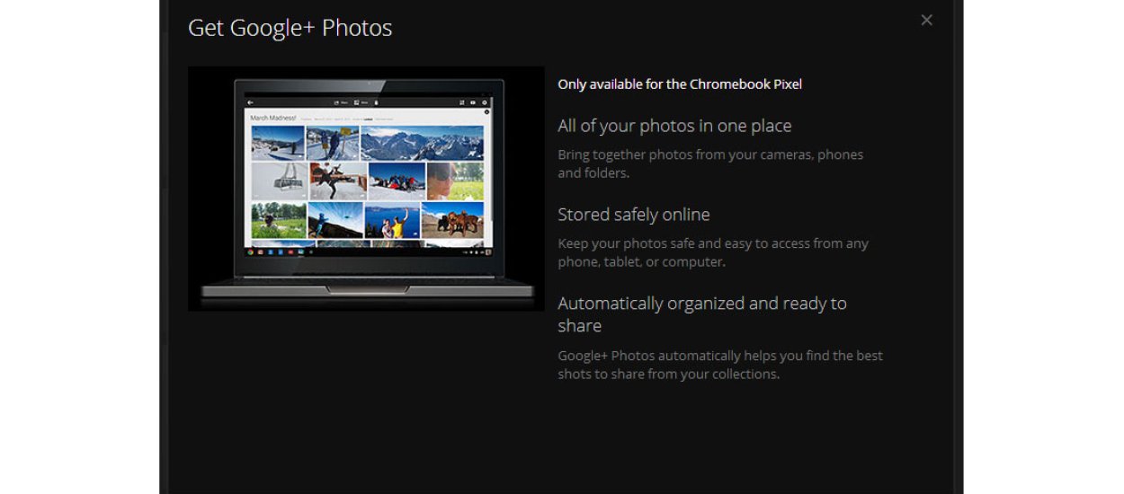 Pixel otrzymał aplikację wgrywającą zdjęci na Google+. Czy to zastępstwo Picasa, czy jej koniec?