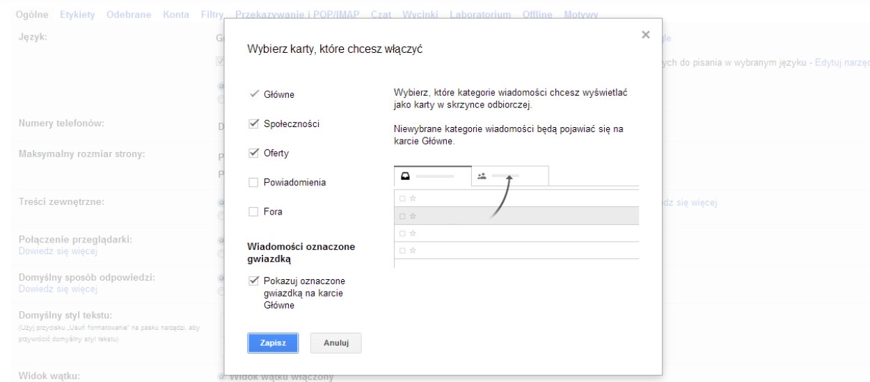 Jak wykorzystać niewykorzystane karty w nowym Gmailu
