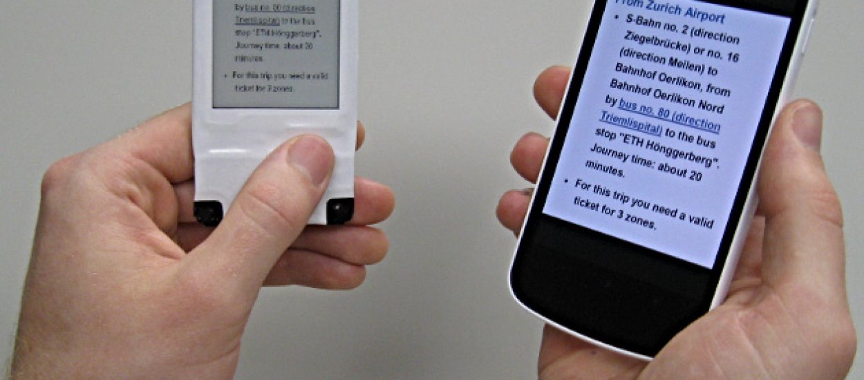 Elektroniczny papier zasilany za pośrednictwem NFC. Oto przyszłość statycznych wyświetlaczy?