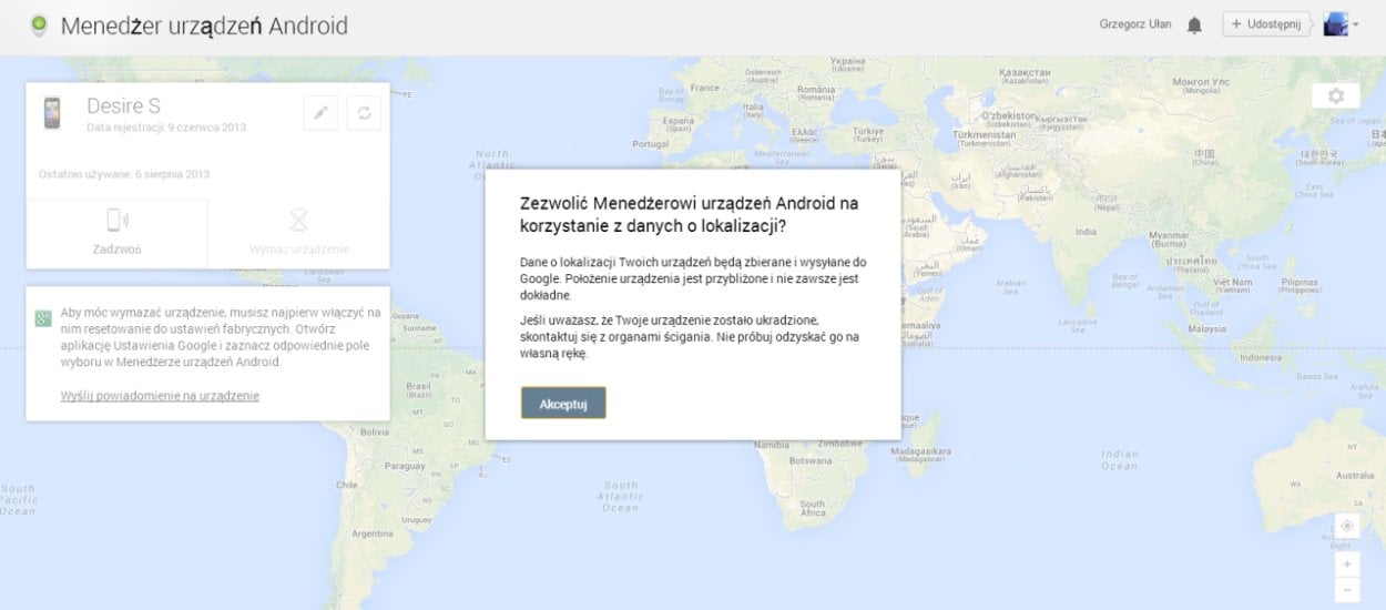 Lokalizator telefonów z Androidem od Google już dostępny!