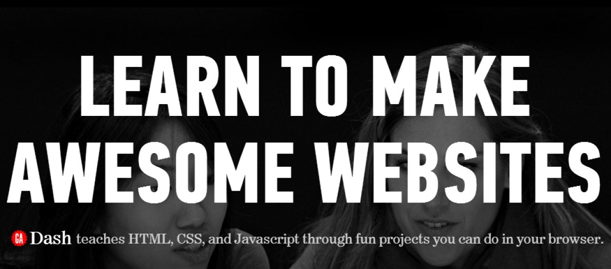 Długie jesienne wieczory to idealna pora by opanować HTML i CSS. Projekt Dash daje nam ku temu okazję