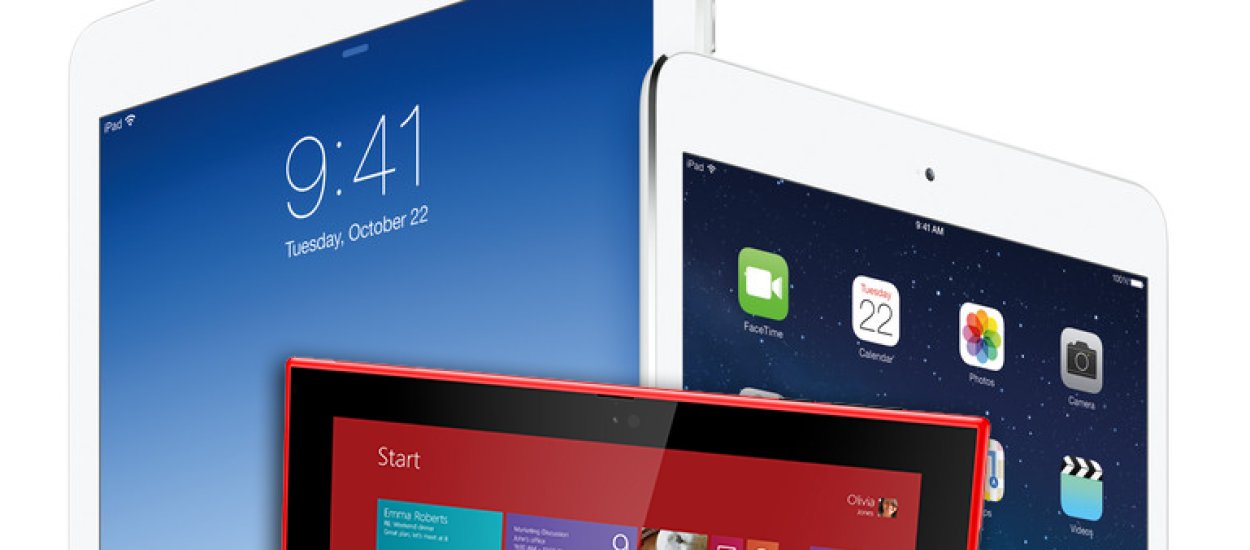 Nowe iPady? Lumia 2520? Porównujemy najnowsze tablety z najlepszymi modelami na rynku