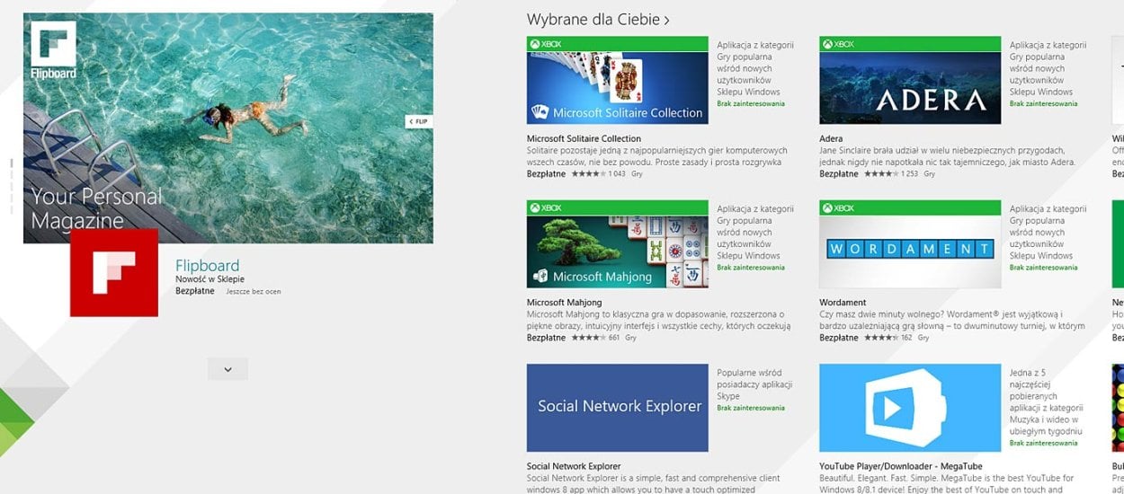 Flipboard dla Windows 8.1 wreszcie jest - coś się wreszcie ruszyło, czy jedna jaskółka wiosny nie czyni?
