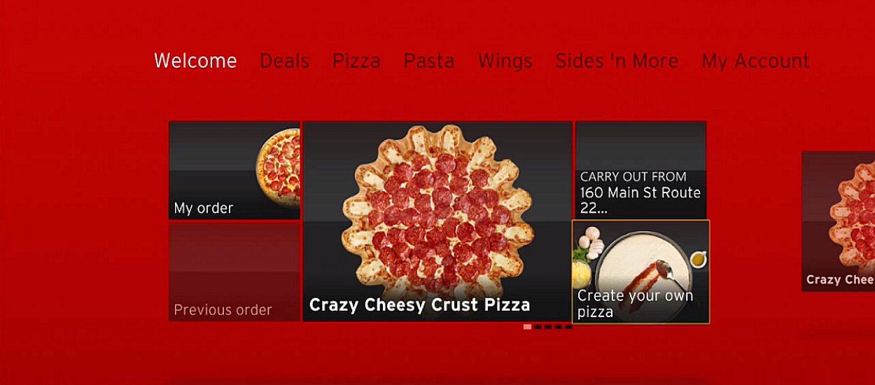 Zamawianie pizzy za pomocą Kinekta na Xboksie 360 to biznes liczony już w milionach dolarów