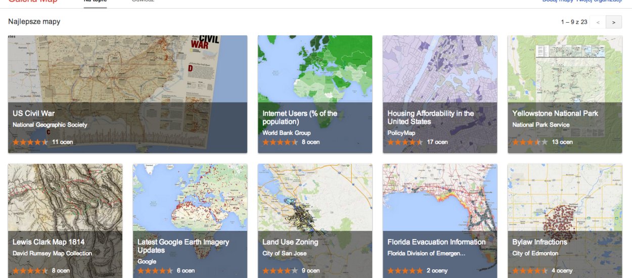 To mi się podoba: Google uruchamia Galerię Map