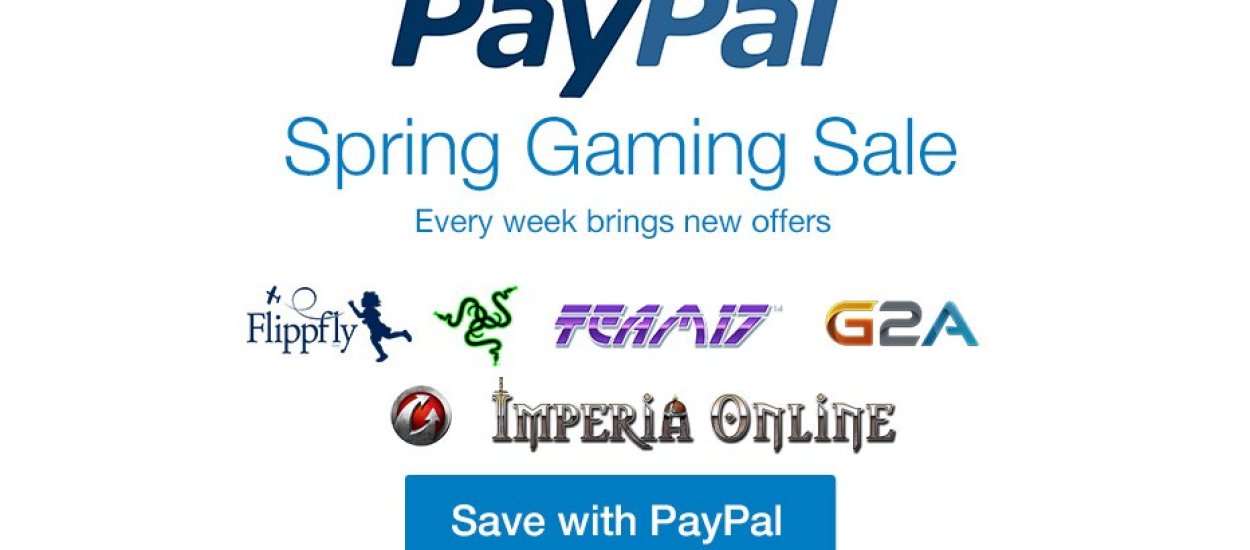 PayPal uruchamia wiosenną promocję dla graczy! 