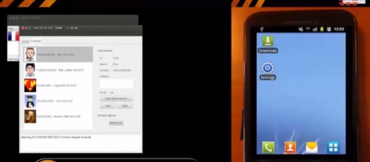 Symulacja ataku robaka AndroRAT na smartfona z Androidem (wideo)