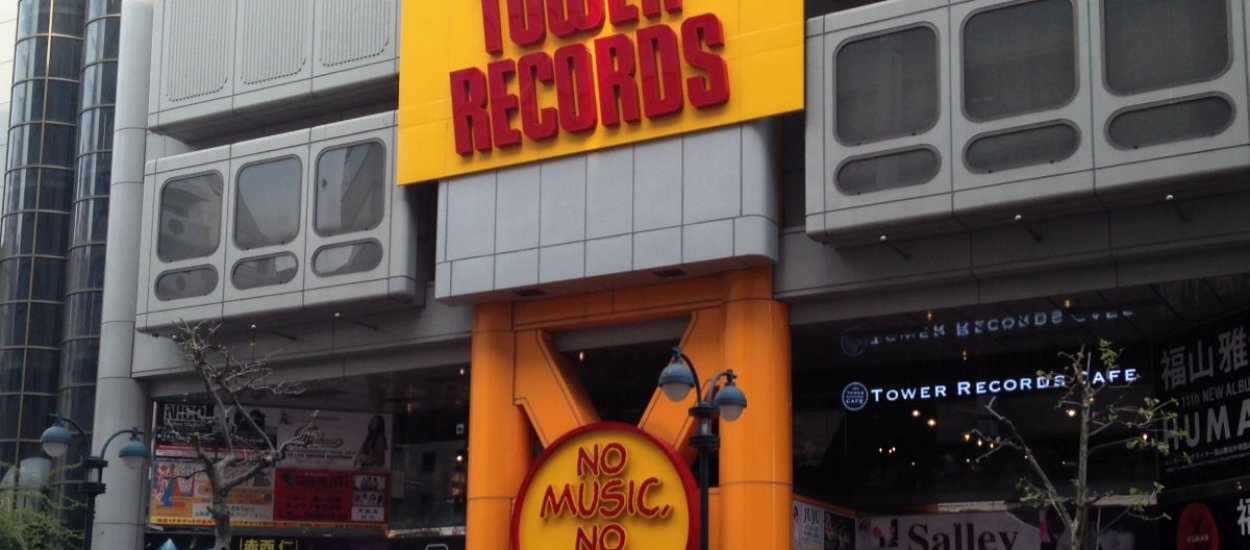 Z wizytą w 9-piętrowym Tower Records w Tokio - jednym z największych sklepów muzycznych świata