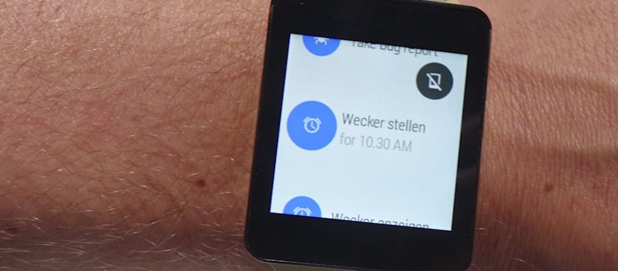 Zobacz Android Wear w akcji na zegarku LG