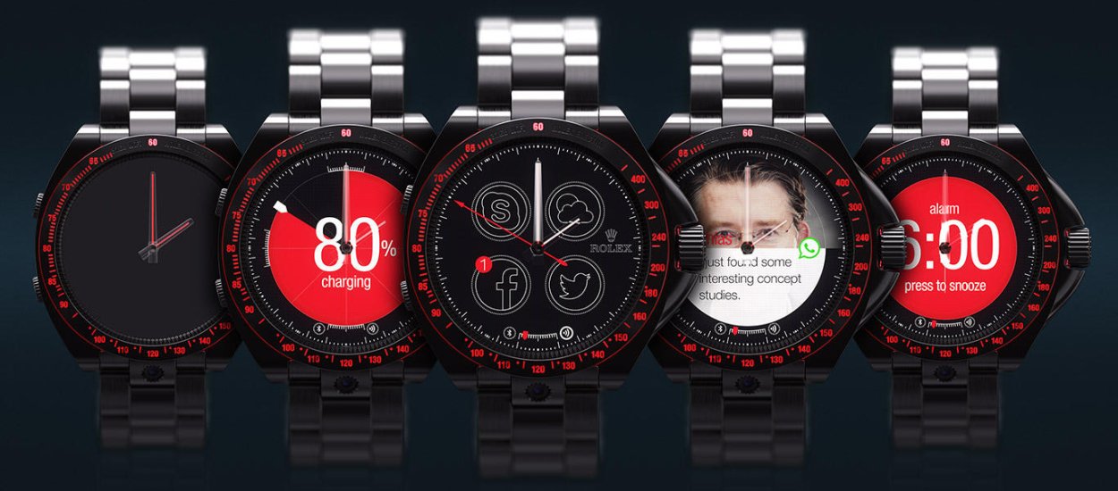Co by było Gdyby Rolex stworzył smartwatcha… Magiczny koncept, od którego nie oderwiecie wzroku