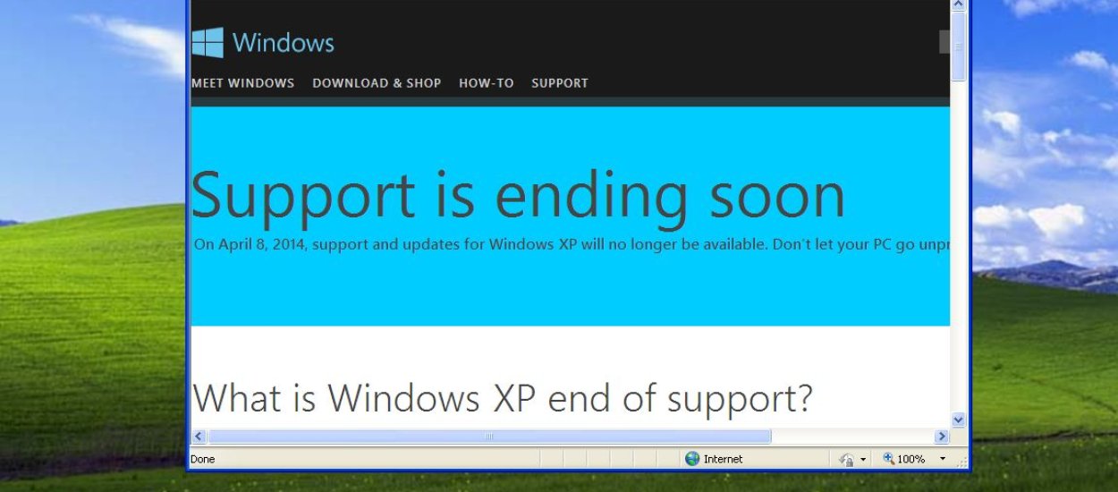 Niewielki trik pozwala na włączenie aktualizacji dla Windows XP