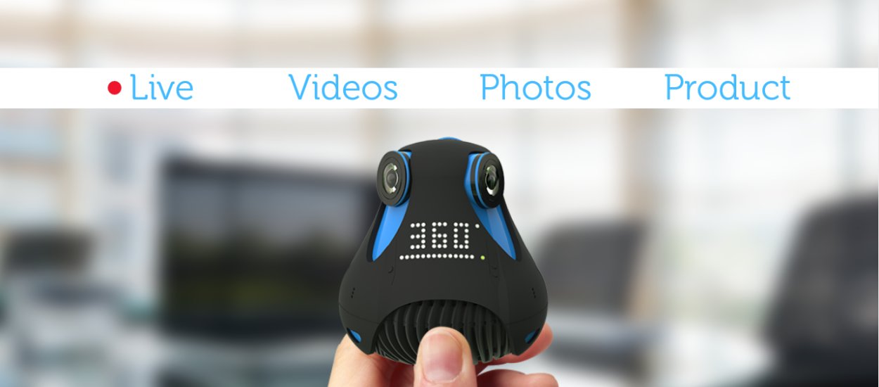 360cam - pomysłowa kamera nagrywająca wideo 360 stopni o wielu zastosowaniach