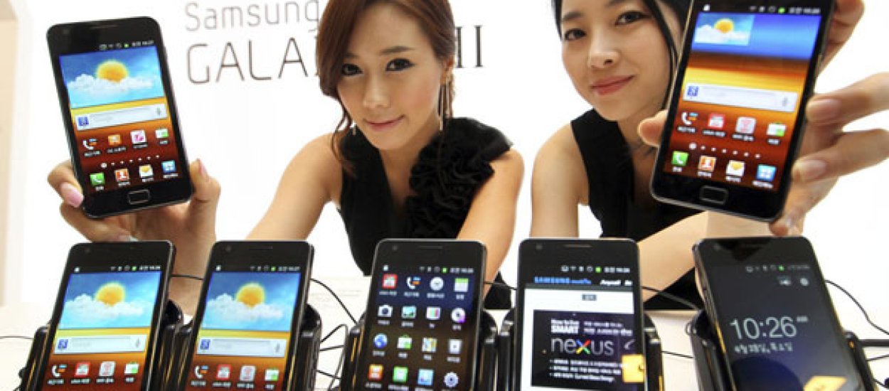Samsung zalał rynek smartfonami i dał Google powody do zadowolenia