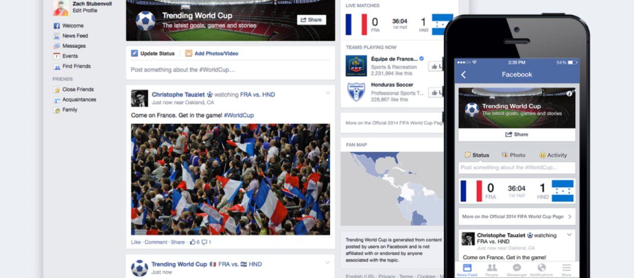 Twitter i Facebook przygotowują się do Mundialu. W sieciach społecznościowych będzie wrzeć…