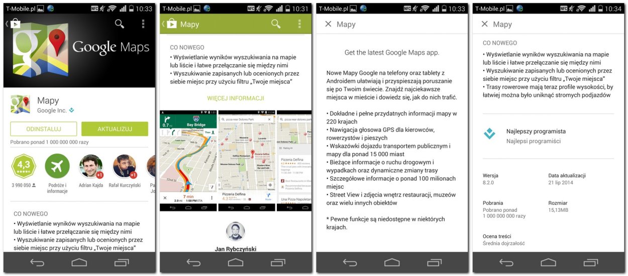 Dobra wiadomość dla rowerzystów - Google uaktualnił aplikację Mapy. Aktualizacja sklepu Play już do pobrania