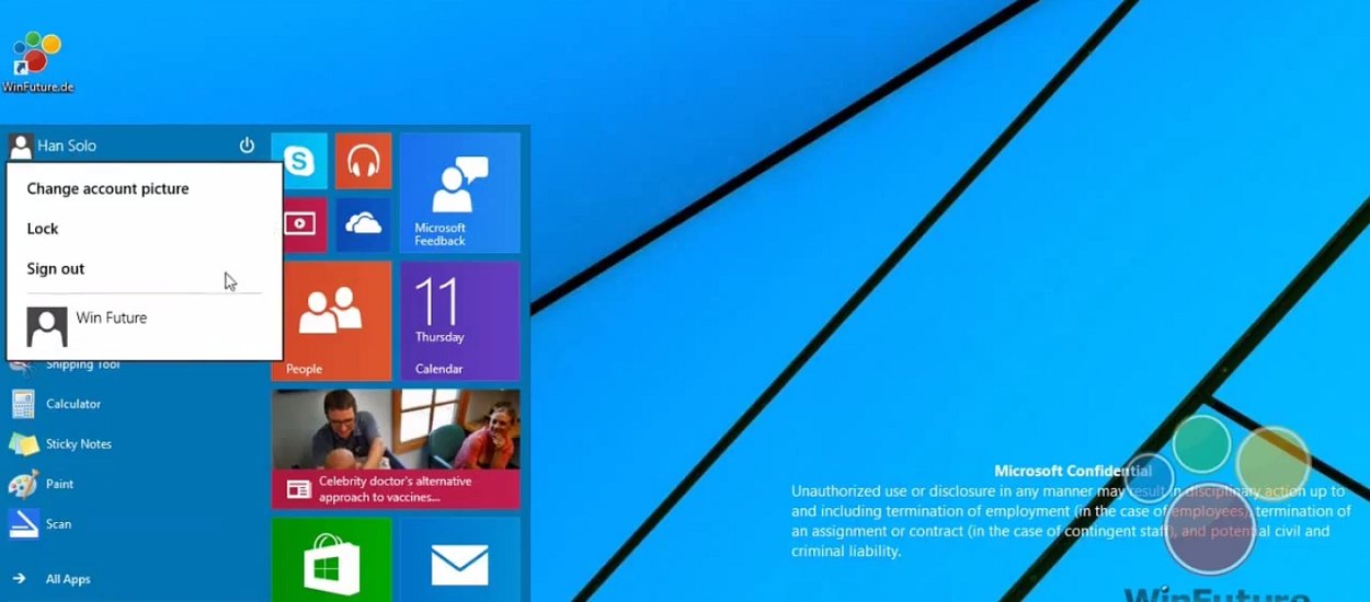 Zobacz w akcji nowe-stare Menu Start z Windows 9