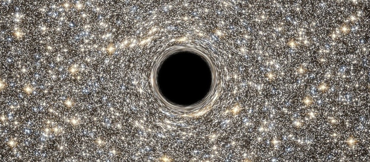Teleskop Hubble'a pomaga odkryć jedną z najmniejszych galaktyk zawierającą jednocześnie ogromną czarną dziurę