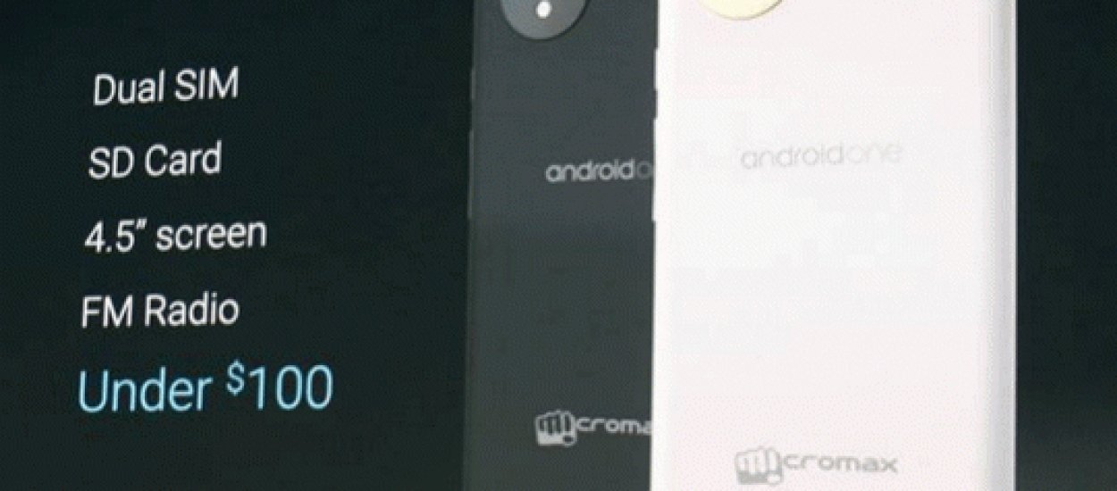 Okazuje się, że 100 dol. za smartfona to za dużo. Android One celuje teraz w 30 dol. [prasówka]