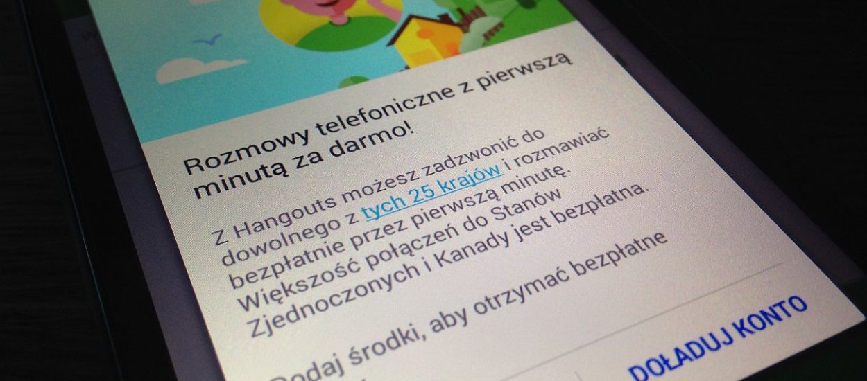 Darmowe 60 sekund rozmowy telefonicznej od Google także w Polsce!