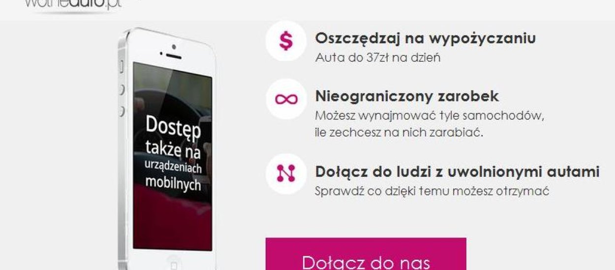 WolneAuto.pl, czyli sposób na dodatkowe pieniądze