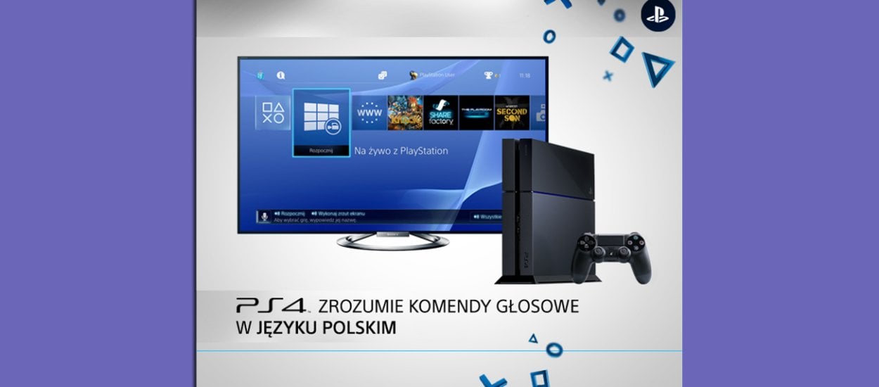 PlayStation 4 rozpozna polskie komendy głosowe, a Microsoft nie umie sprawić, żeby Xbox robił screenshoty...