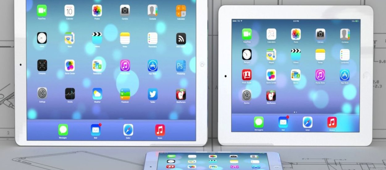 Ten render iPada Pro pokazuje jasno - będzie "pięknie" i "dużo"
