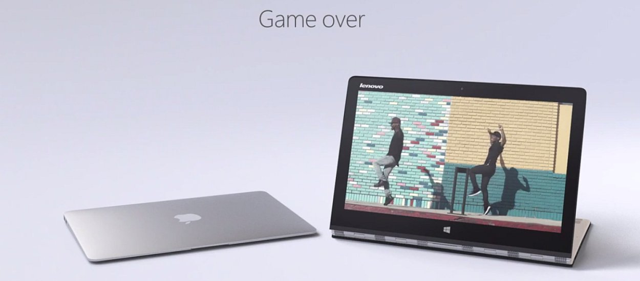 Lenovo Yoga 3 Pro "zatańczył" z MacBookiem Air w reklamie Microsoftu