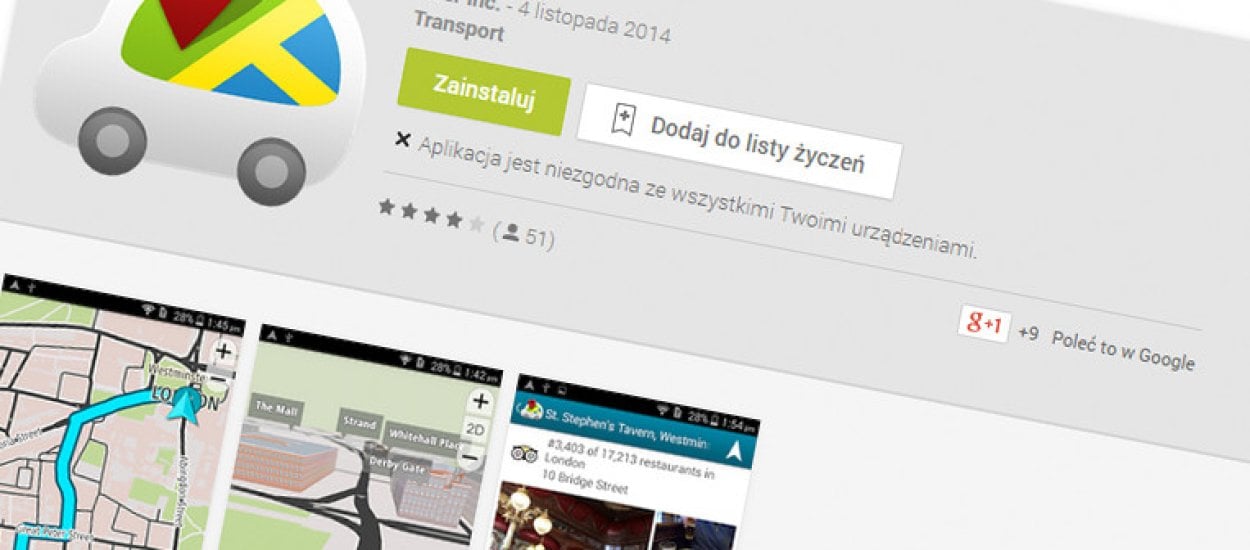 Bezpłatne mapy TomTom w smartfonach Acera. Posiadanie nawigacji samochodowej traci sens