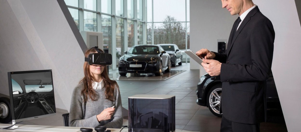 Wchodzisz do salonu Audi a tam... gogle rzeczywistości wirtualnej