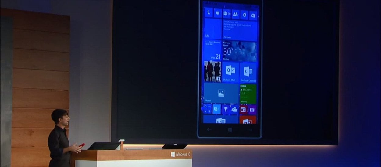 Kolejne zrzuty ekranu z Windows 10 dla smartfonów