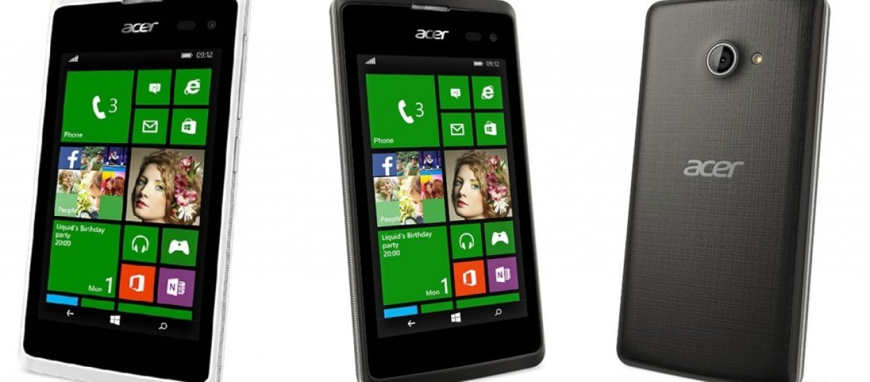 Nie tylko Android - Acer pokazał smartfon z WP i uniwersalną opaskę