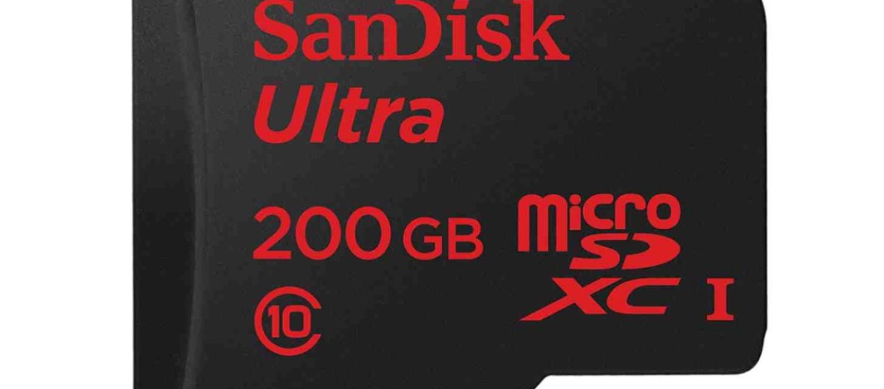 SanDisk prezentuje kartę microSD o pojemności 200GB!