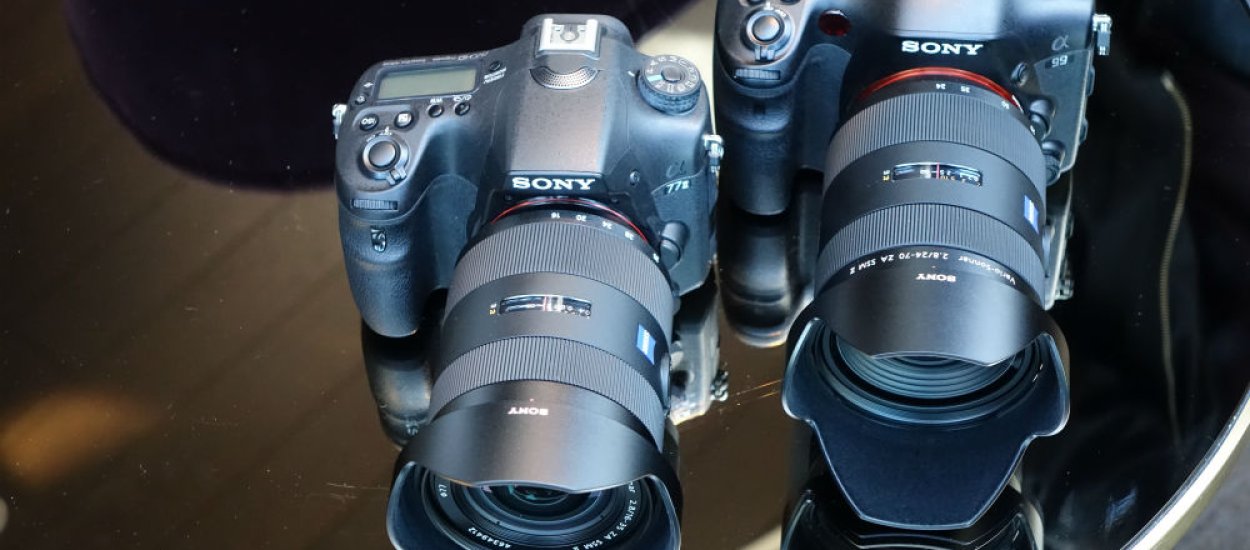 Premiera dwóch nowych obiektywów Sony z bagnetem typu A, oraz dwóch aparatów kompaktowych