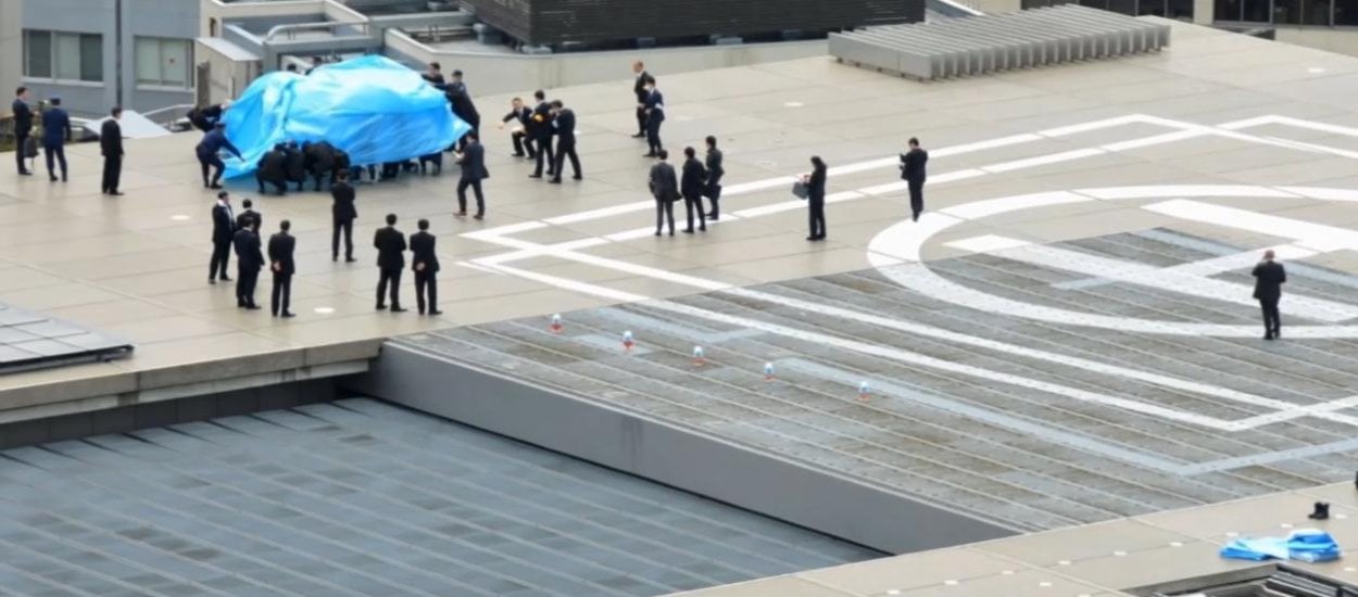 Na dachu premiera Japonii wylądował niedawno... radioaktywny dron