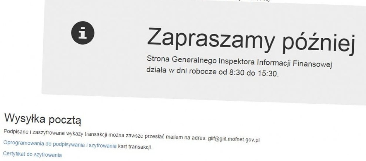 Czynne tylko w godzinach pracy i pod Internet Explorerem – tak w Polsce się robi strony www administracji publicznej [aktualizacja]