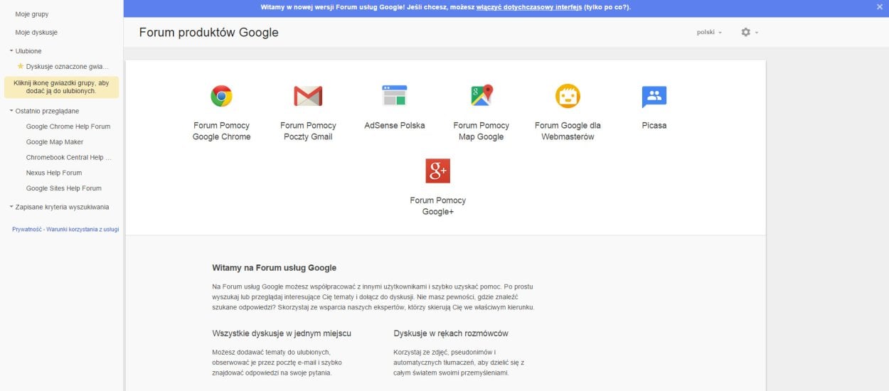 Nowe forum usług Google'a sprawia, że aż chce się tam dyskutować [prasówka]