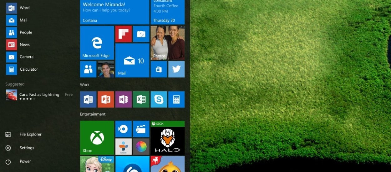 Najważniejszą nowością w Windows 10 jest… Menu Start. Takie odnoszę wrażenie
