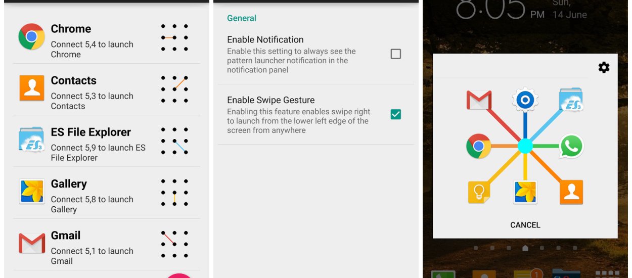 Pattern Launcher to świetny pomysł na uruchamianie aplikacji na Androidzie za pomocą gestów