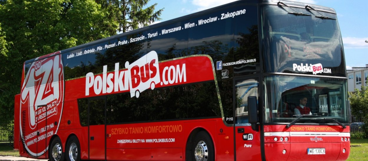 PolskiBus wprowadza nowe trasy i... ekskluzywne przewozy. Jest kilka ale