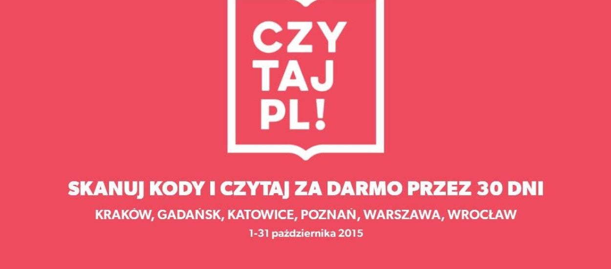Takie akcje lubię: darmowe ebooki przez miesiąc w 6 polskich miastach