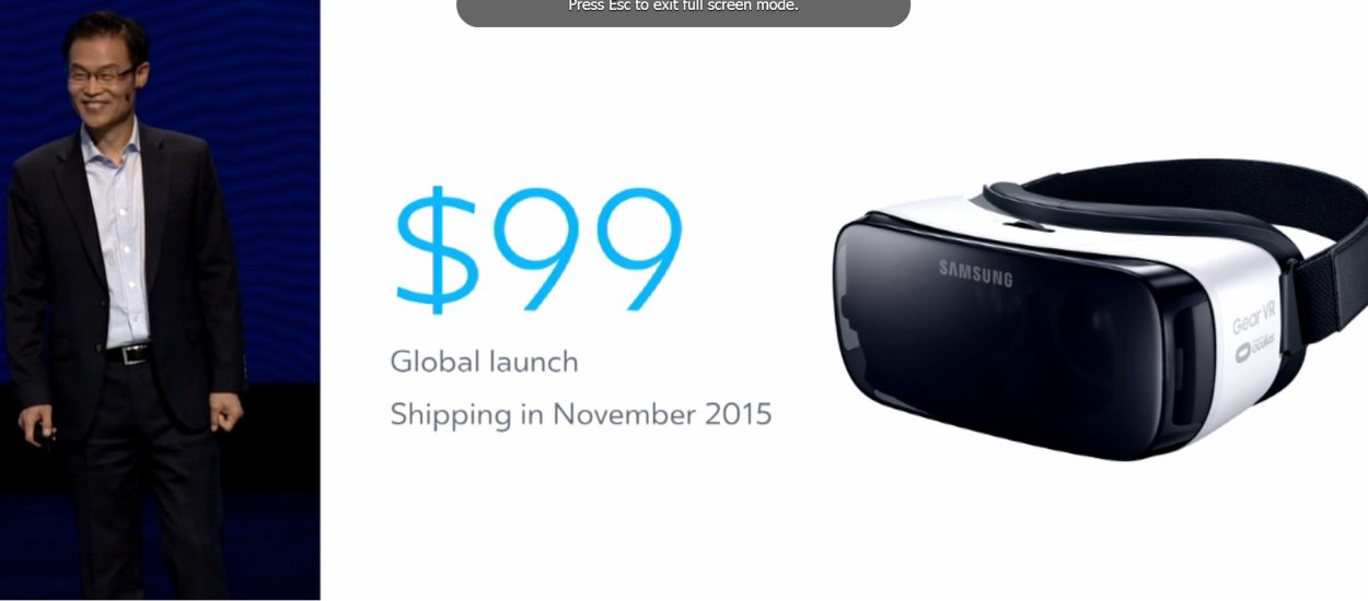 Nowy Samsung Gear VR będzie o połowę tańszy i obsłuży więcej telefonów koreańskiego producenta