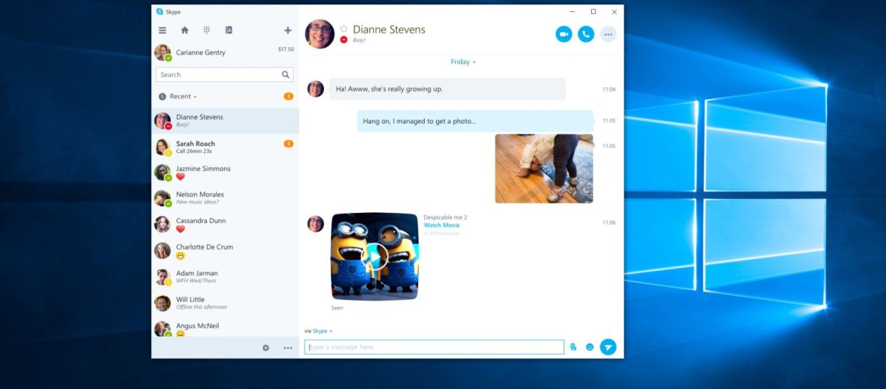 Skype dla Windows 10 w pełni gotowy!