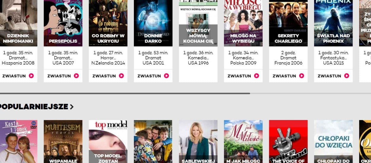Vodcom.pl - agregator polskich ofert VOD, który wskaże, gdzie filmy obejrzymy najtaniej